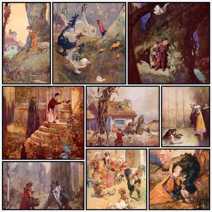 My Book of Best Fairy Tales 1915 - Harry Rountree | A snapshot of some of the images