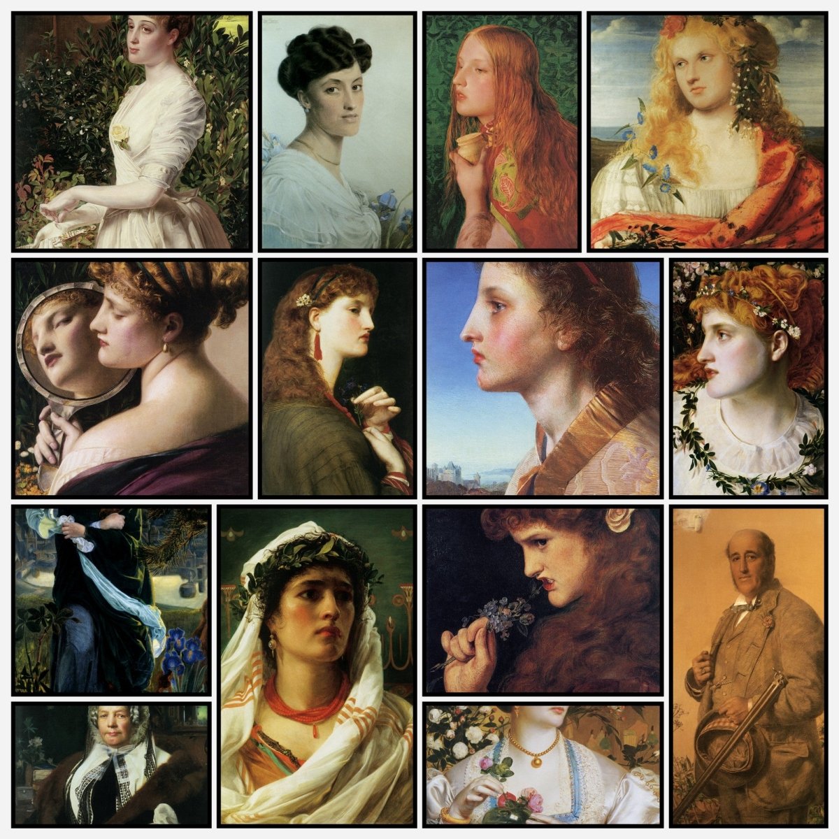 Frederick Sandys Paintings in the Public Domain | A snapshot of some of the images