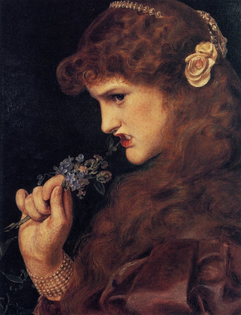 Frederick Sandys - Love's Devotion 1867 | Dimensions 4708 x 6138 pixels