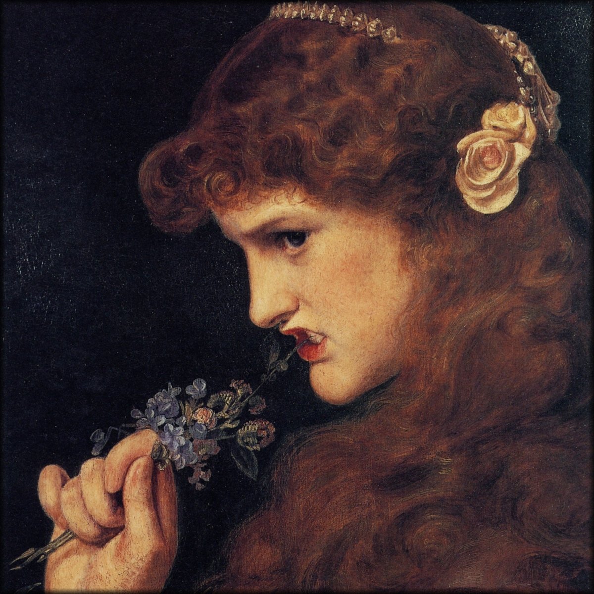 Frederick Sandys - Love's Devotion 1867 | Digital Download - 1 image