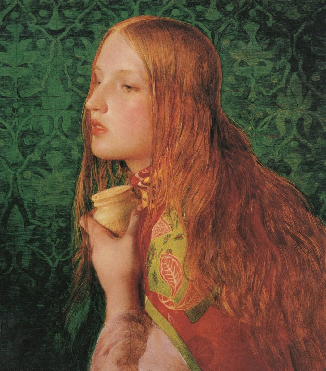 Frederick Sandys - Mary Magdalene 1858-60 | Dimensions 5980 x 6810 pixels