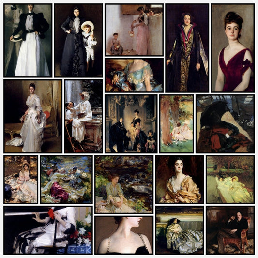 John Singer Sargent Public Domain Images to Download | A snapshot of some of the images