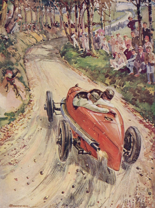 R. Allen Shuffrey - Finish of a Hill-climbing Speed Test | Dimensions 3591 x 4816 pixels