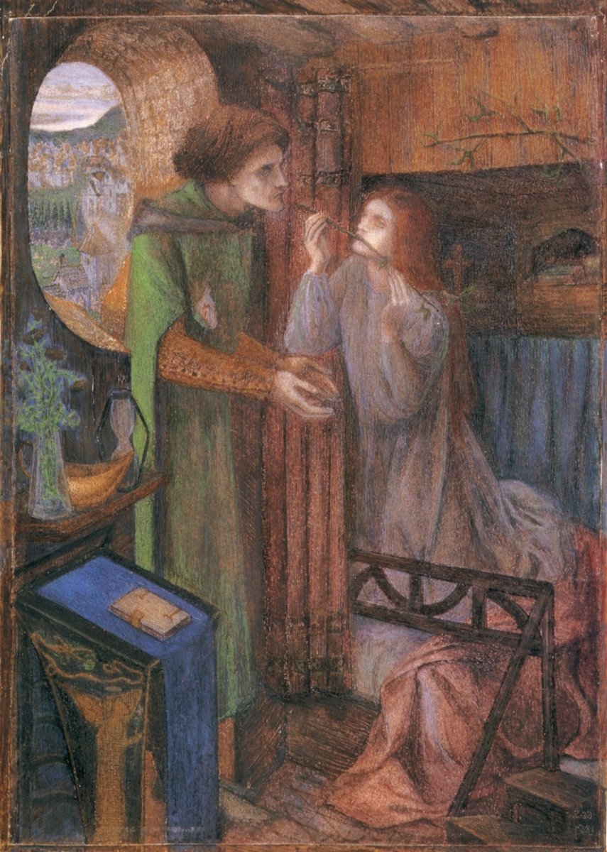 Lizzie Siddal - Clerk Sanders 1857 | Dimensions 3664 x 5144 pixels