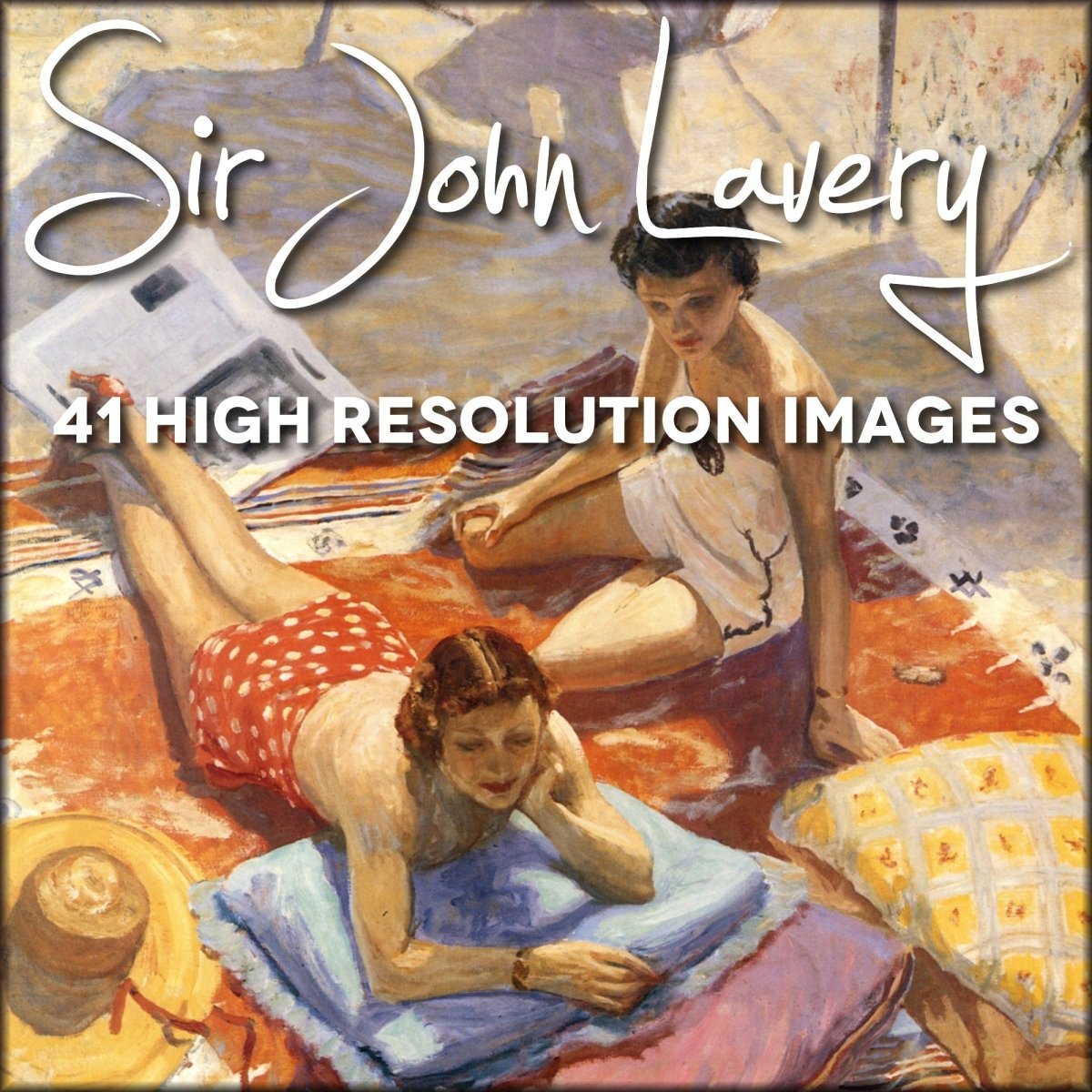 Sir John Lavery Public Domain Images | Digital Download - 41 images