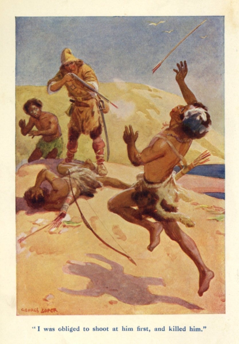 Robinson Crusoe 1910 - George Soper - 4 images | Dimensions 2395 x 3445 pixels
