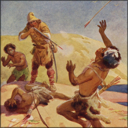 Robinson Crusoe 1910 - George Soper - 4 images | Digital Download - 4 images