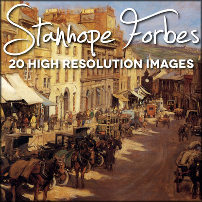 Stanhope Forbes Public Domain Images | Digital Download - 20 images