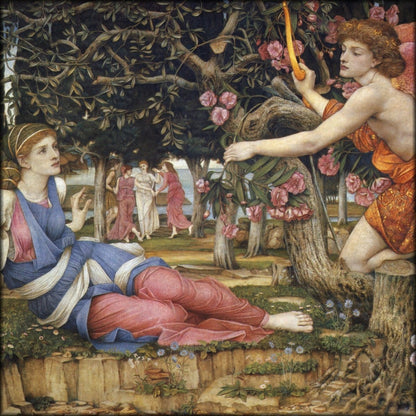 John Roddam Spencer Stanhope - Love and the Maiden 1877 | Digital Download - 1 image