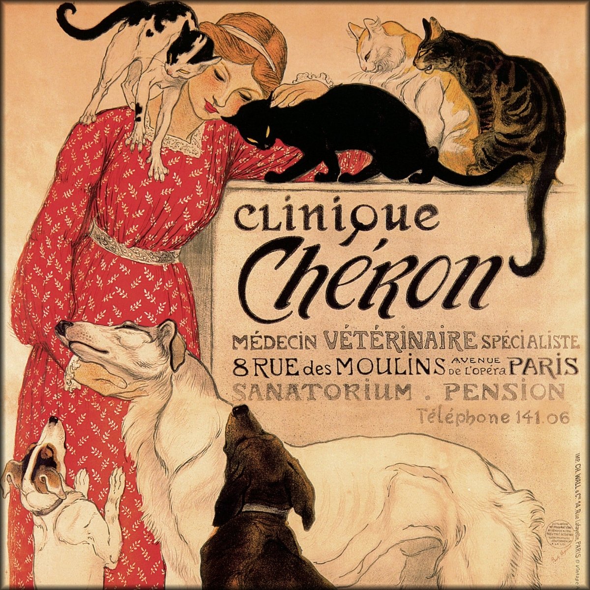 Théophile Steinlen - Clinique Cheron 1905 | Digital Download - 1 image
