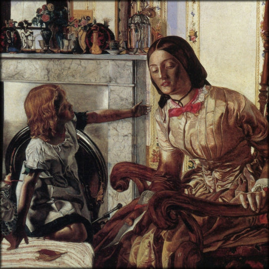 Frederic Stephens (1828-1907) - Mother and Child c.1854 | Digital Download - 1 image