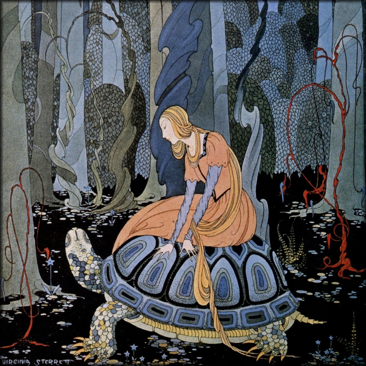 Old French Fairy Tales 1920 - Virginia Sterrett - 8 images | Digital Download - 8 images