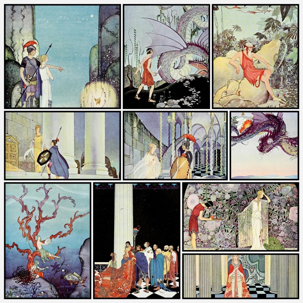 Tanglewood Tales 1921 - Virginia Sterrett - 10 images | A snapshot of the images
