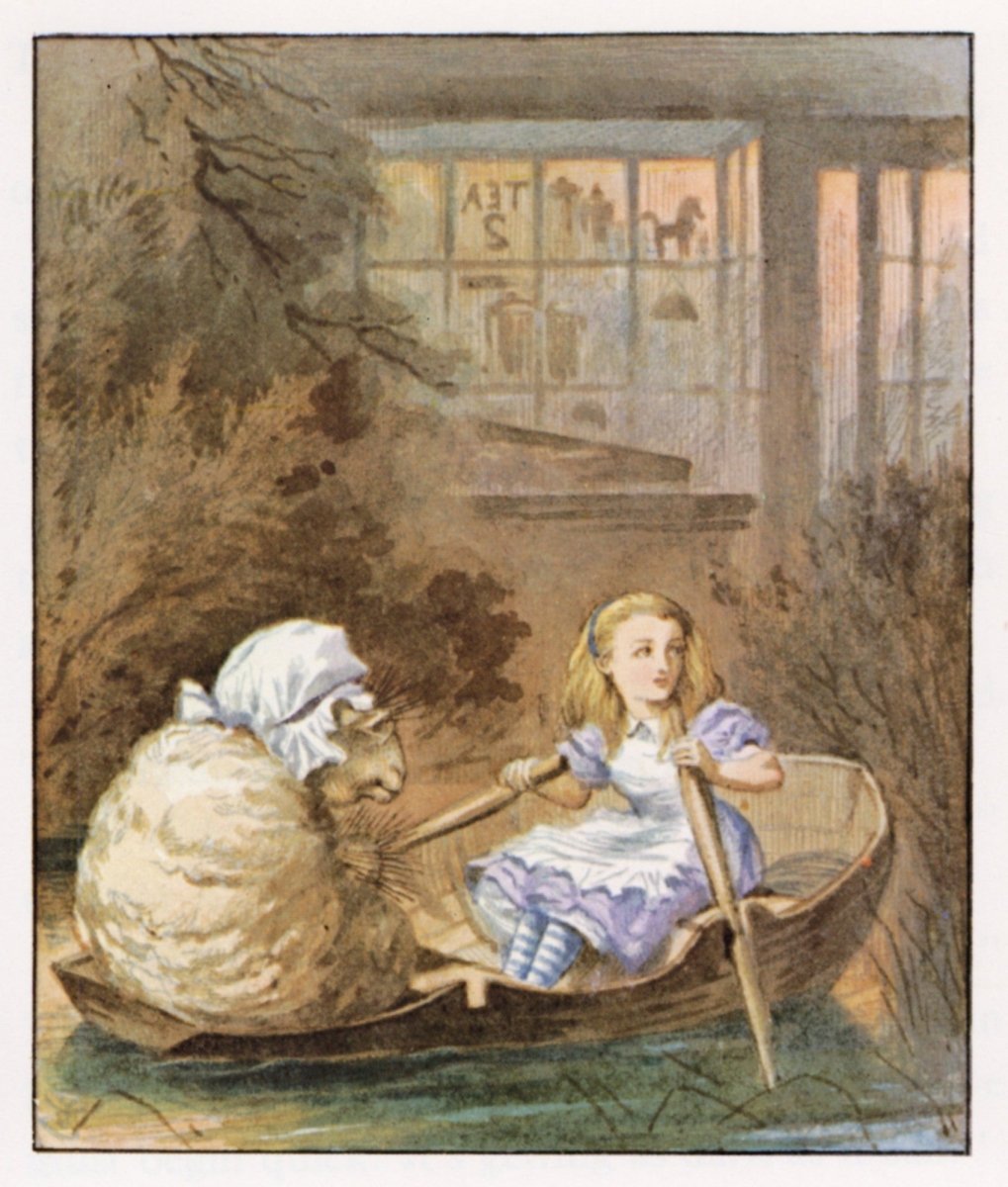Alice Through the Looking Glass 1911 - Harry Theaker | Dimensions 2600 x 3060 pixels