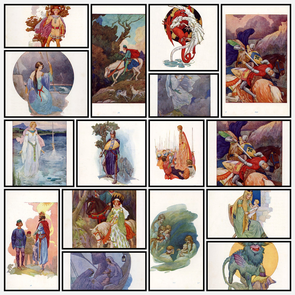 A snapshot of some of the images