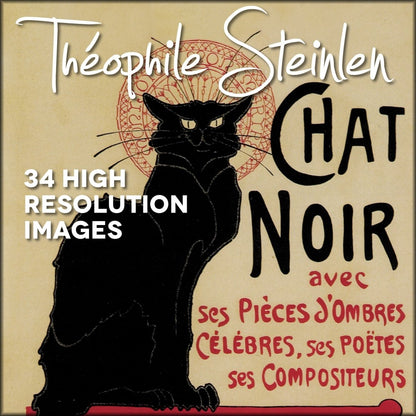 Théophile Steinlen Public Domain Images to Download | Digital Download - 34 images
