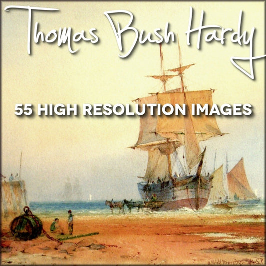 Thomas Bush Hardy Public Domain Marine Images | Digital Download - 55 images