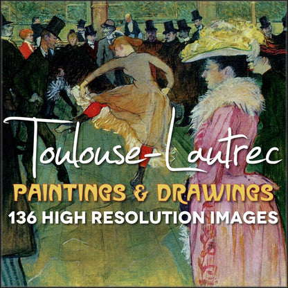 Toulouse-Lautrec Public Domain Paintings to download | Digital Download - 136 images