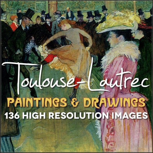Toulouse-Lautrec Public Domain Paintings to download | Digital Download - 136 images