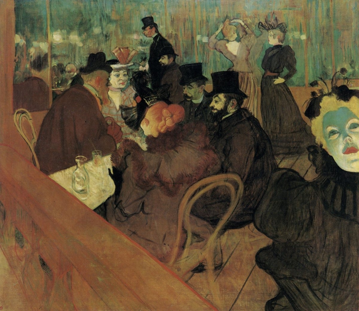 Toulouse-Lautrec Public Domain Paintings to download | Dimensions 6318 x 5473 pixels