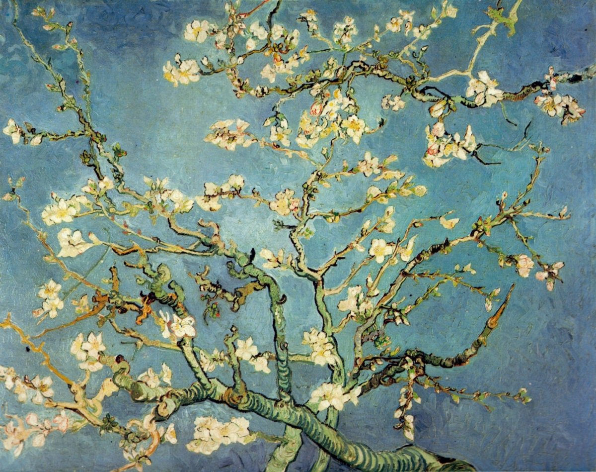 Van Gogh Public Domain Images including Sunflowers | Dimensions 3750 x 2965 pixels