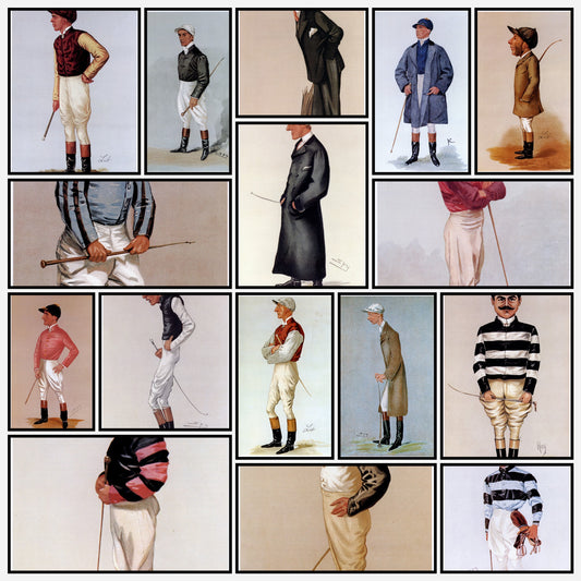 Vanity Fair Jockeys - 34 Public Domain Images to Download | A snapshot of some of the images