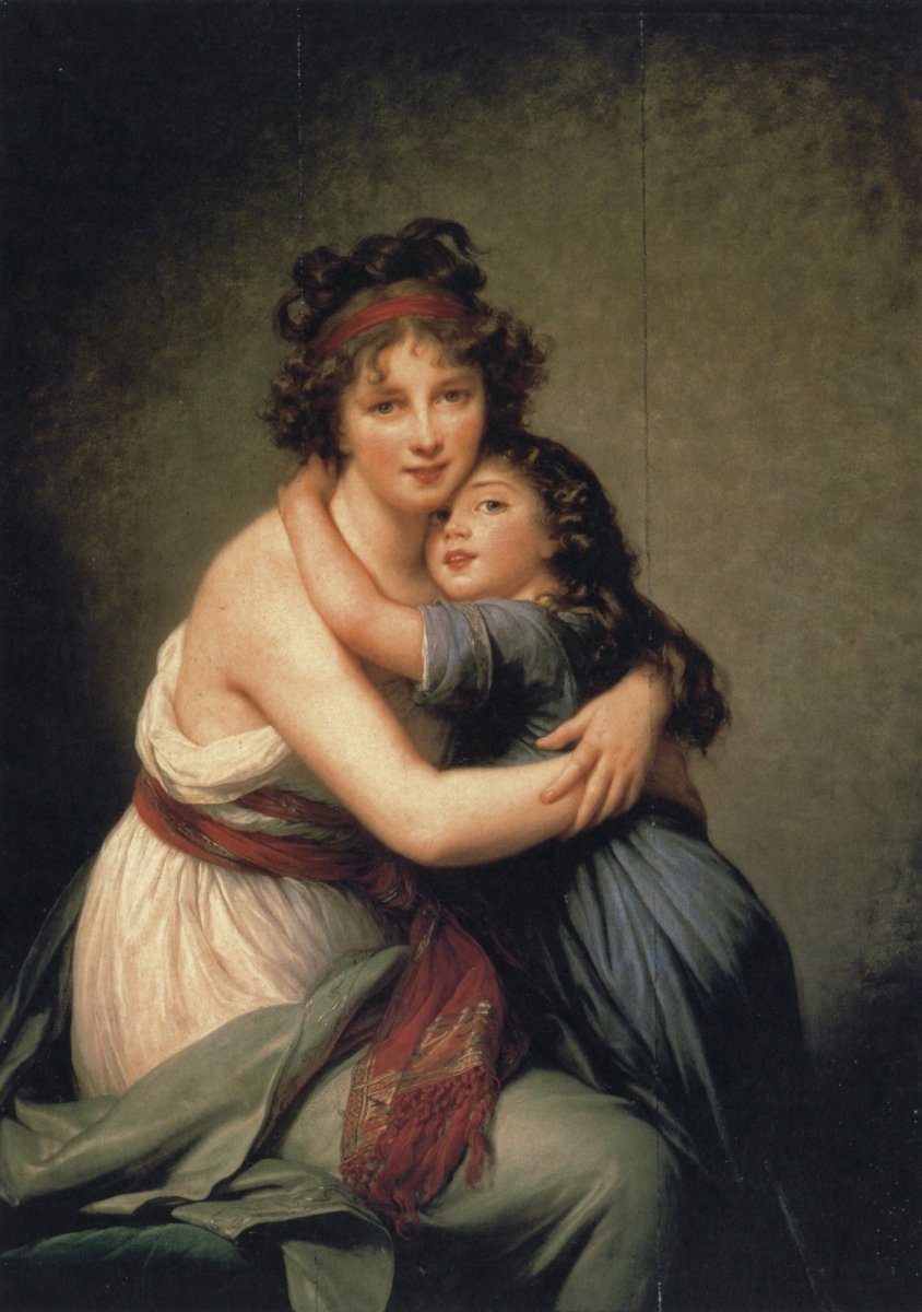 Élisabeth Vigée-Lebrun - Artist and child | Dimensions 3400 x 4832 pixels