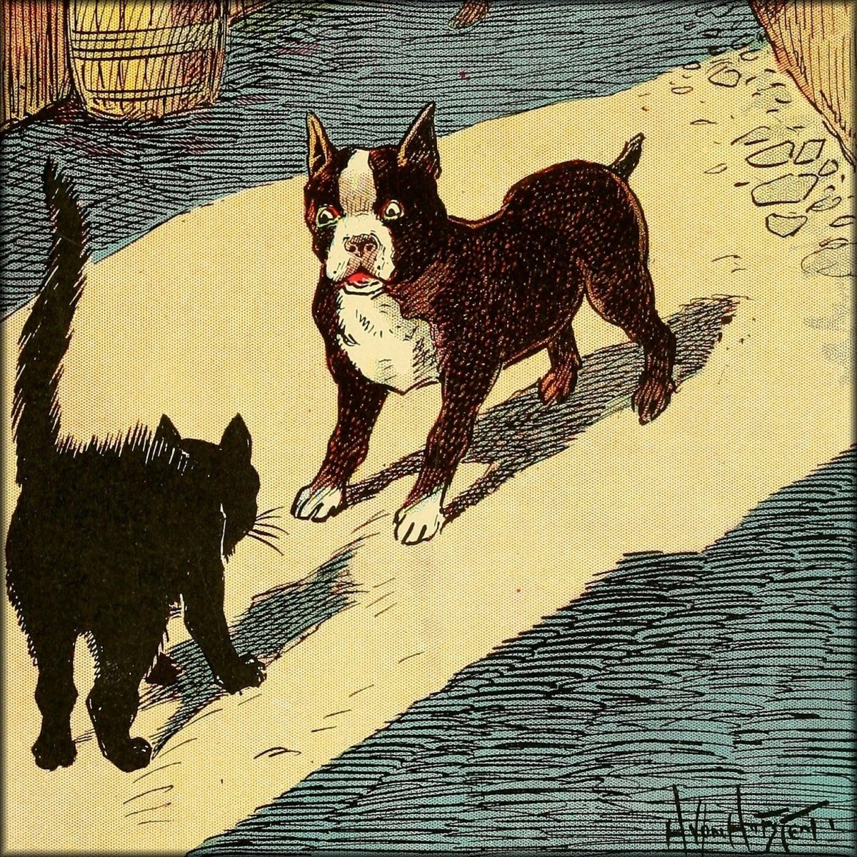 Dogs & Puppies 1908 - Hugo Von Hofsten - 8 images | Digital Download - 8 images