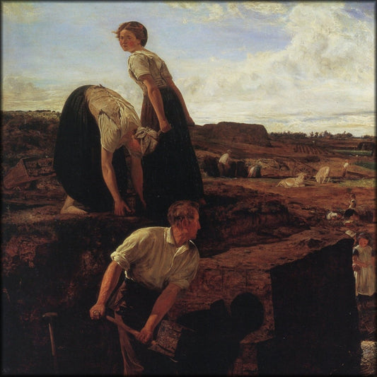 Thomas Wade (1828-1891) - The Turf Cutters 1869 | Digital Download - 1 image