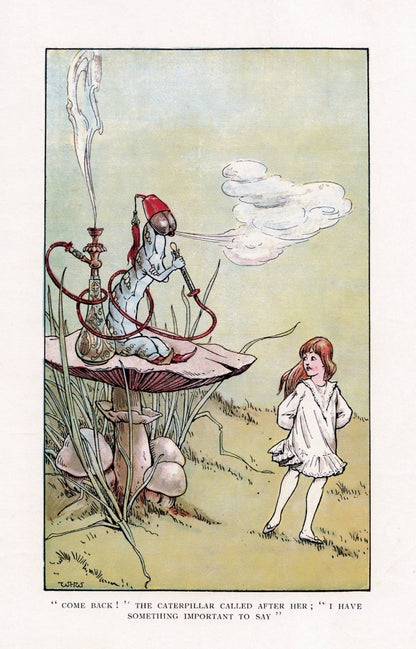 Alice's Adventures in Wonderland 1907 - William H. Walker | Dimensions 2555 x 3990 pixels