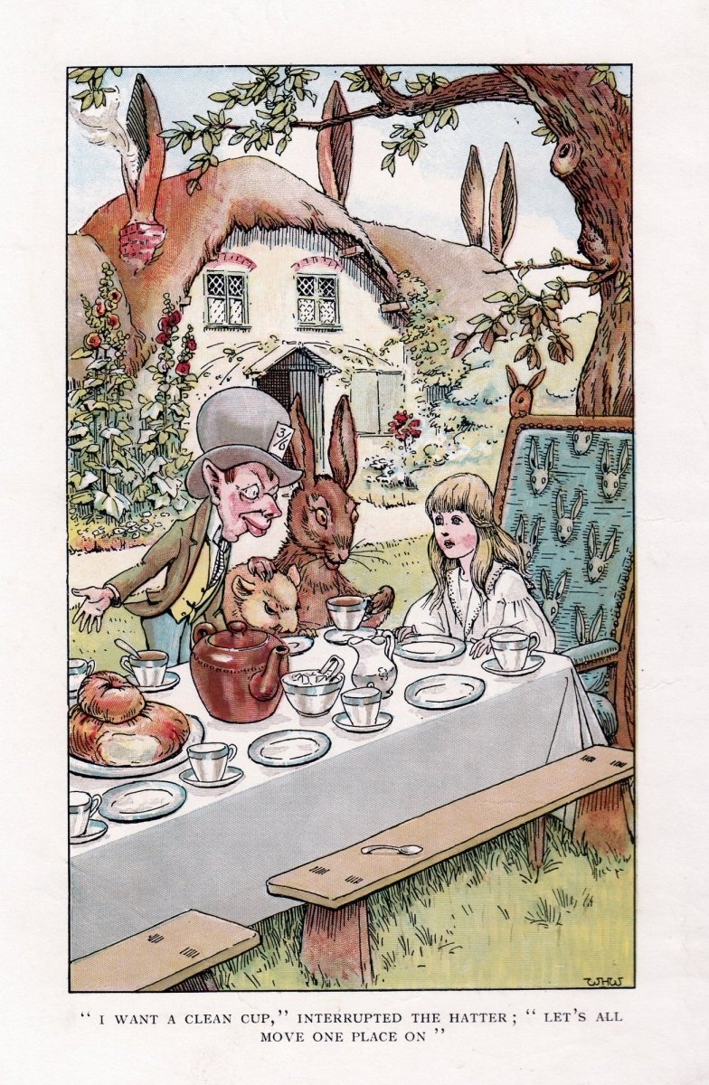Alice's Adventures in Wonderland 1907 - William H. Walker | Dimensions 2492 x 3815 pixels