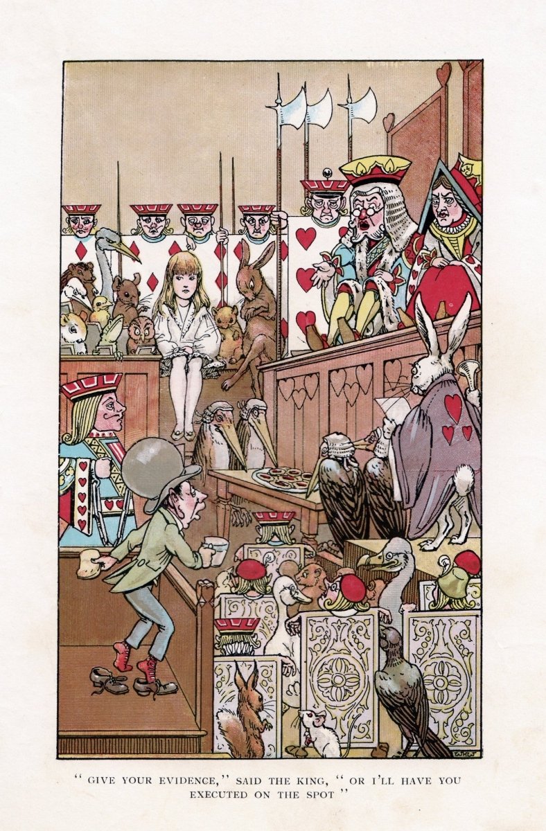 Alice's Adventures in Wonderland 1907 - William H. Walker | Dimensions 2604 x 3962 pixels