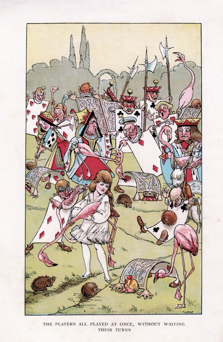 Alice's Adventures in Wonderland 1907 - William H. Walker | Dimensions 2496 x 3834 pixels