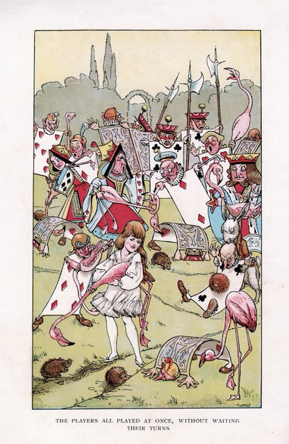 Alice's Adventures in Wonderland 1907 - William H. Walker | Dimensions 2496 x 3834 pixels
