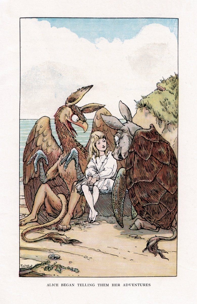 Alice's Adventures in Wonderland 1907 - William H. Walker | Dimensions 2506 x 3857 pixels