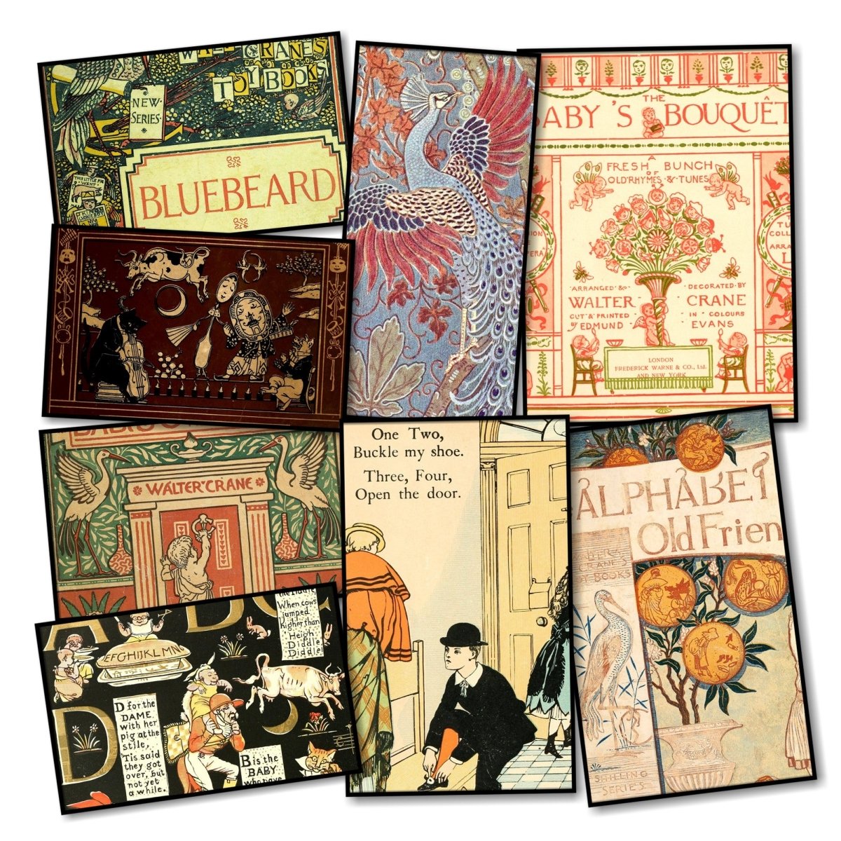 Walter Crane Public Domain Images to Download | Digital Download - 475 images
