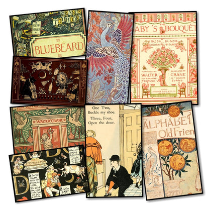 Walter Crane Public Domain Images to Download | Digital Download - 475 images