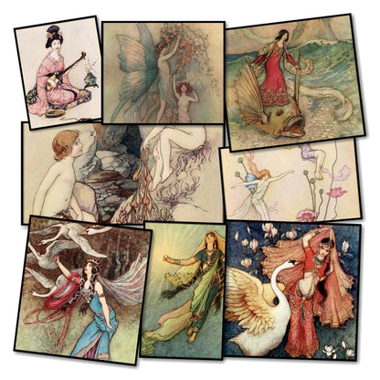 Warwick Goble Public Domain Images to Download | Warwick Goble (1862-1943) Bundle of 15 Collections