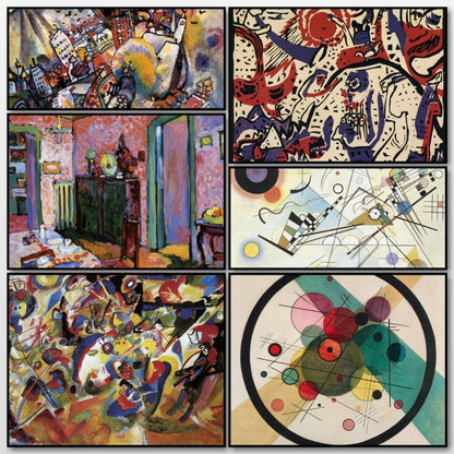Wassily Kandinsky Public Domain Images to Download | A snapshot of some of the images