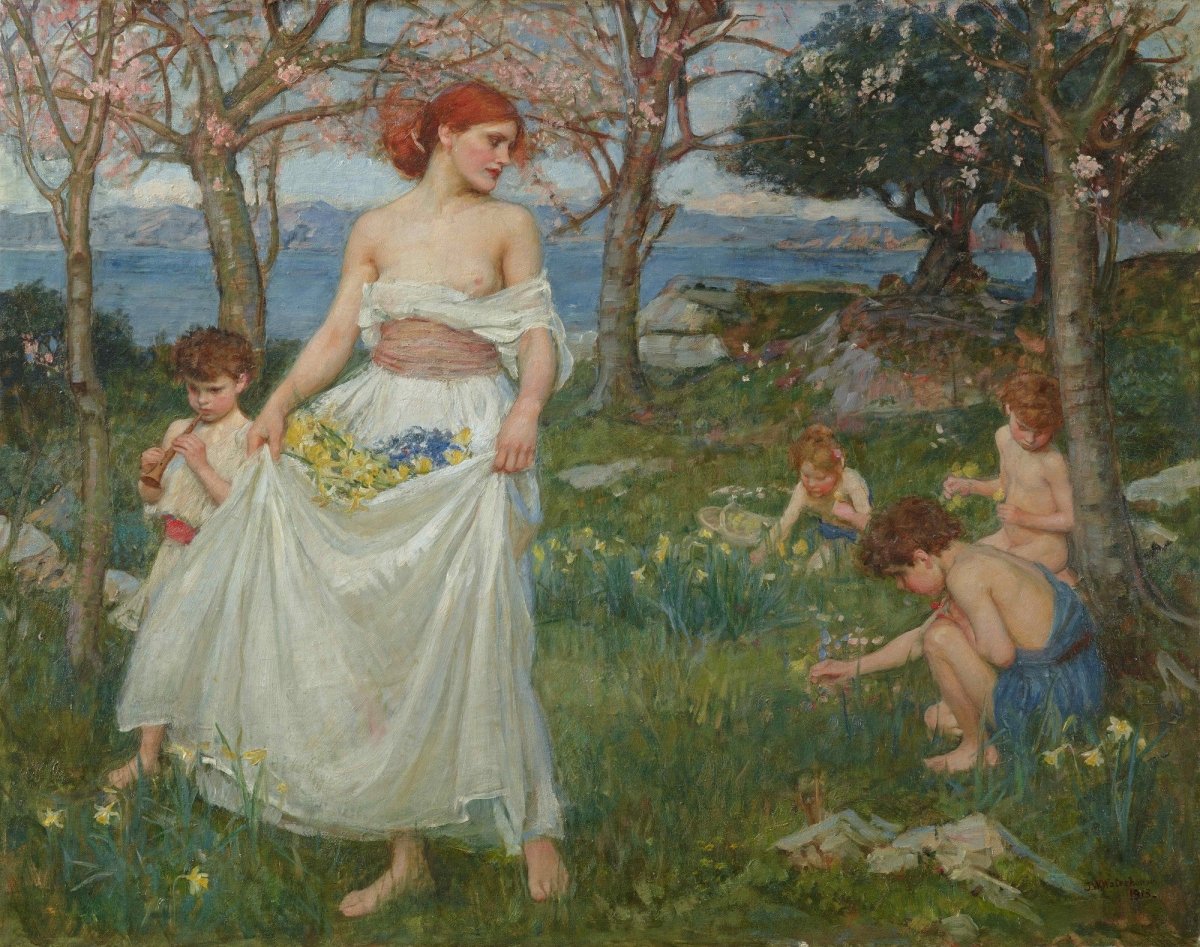 John William Waterhouse Public Domain Images to Download | Dimensions 6000 x 4737 pixels