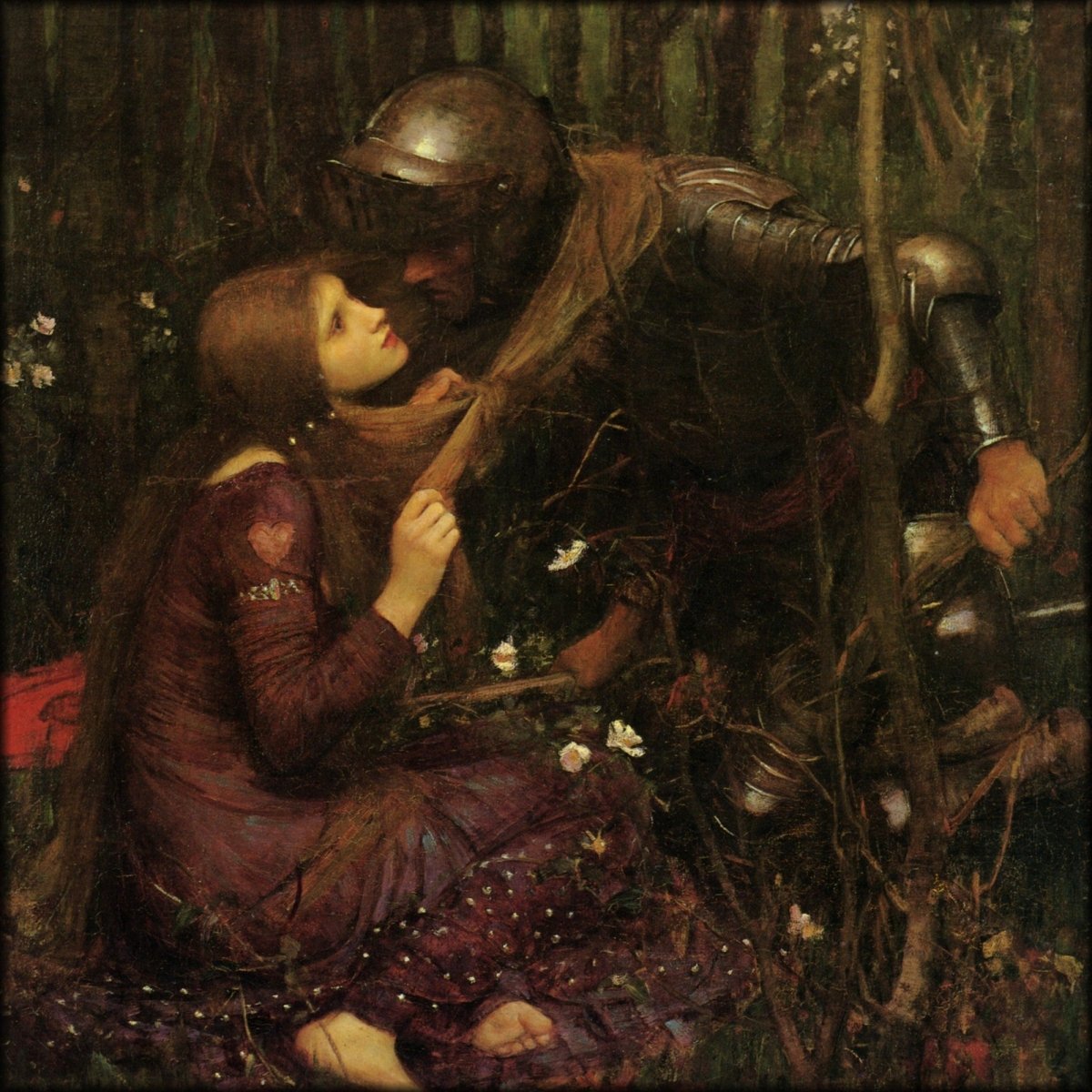 John William Waterhouse - La Belle Dame Sans Merci 1893 | Digital Download - 1 image