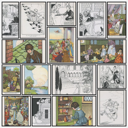 The Little Lame Prince 1916 - Josephine Wheeler Weage (1872-) - 16 images | A snapshot of the images