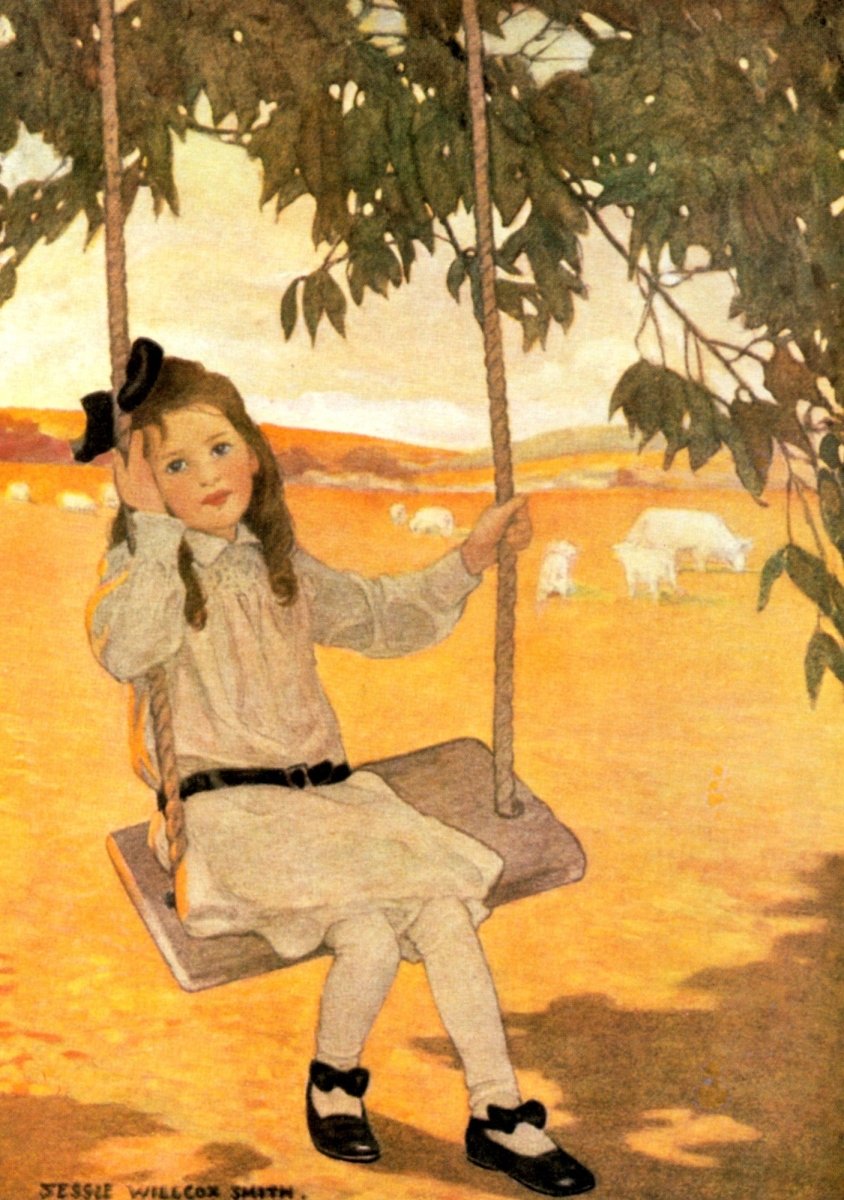 A Child's Book of Old Verses, 1910 - Jessie Willcox Smith | Dimensions 2947 x 4193 pixels
