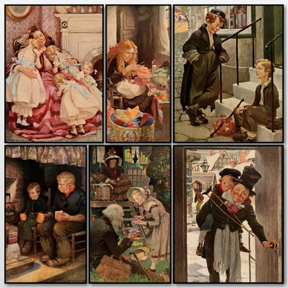 Dickens's Children 1912 - Jessie Willcox Smith - 10 images | A snapshot of some of the images