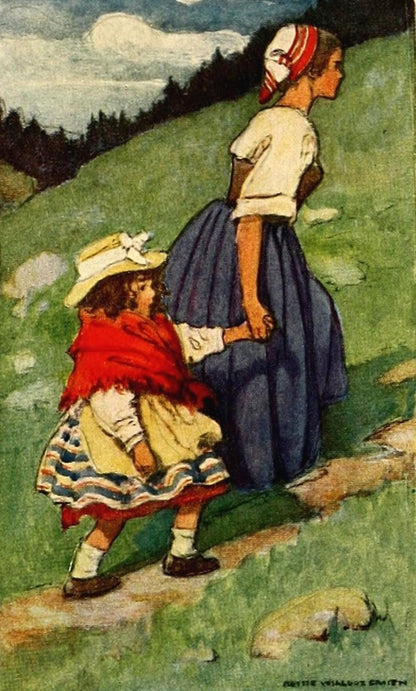 Heidi 1922 - Jessie Willcox Smith - 11 images | Dimensions 783 x 1320 pixels