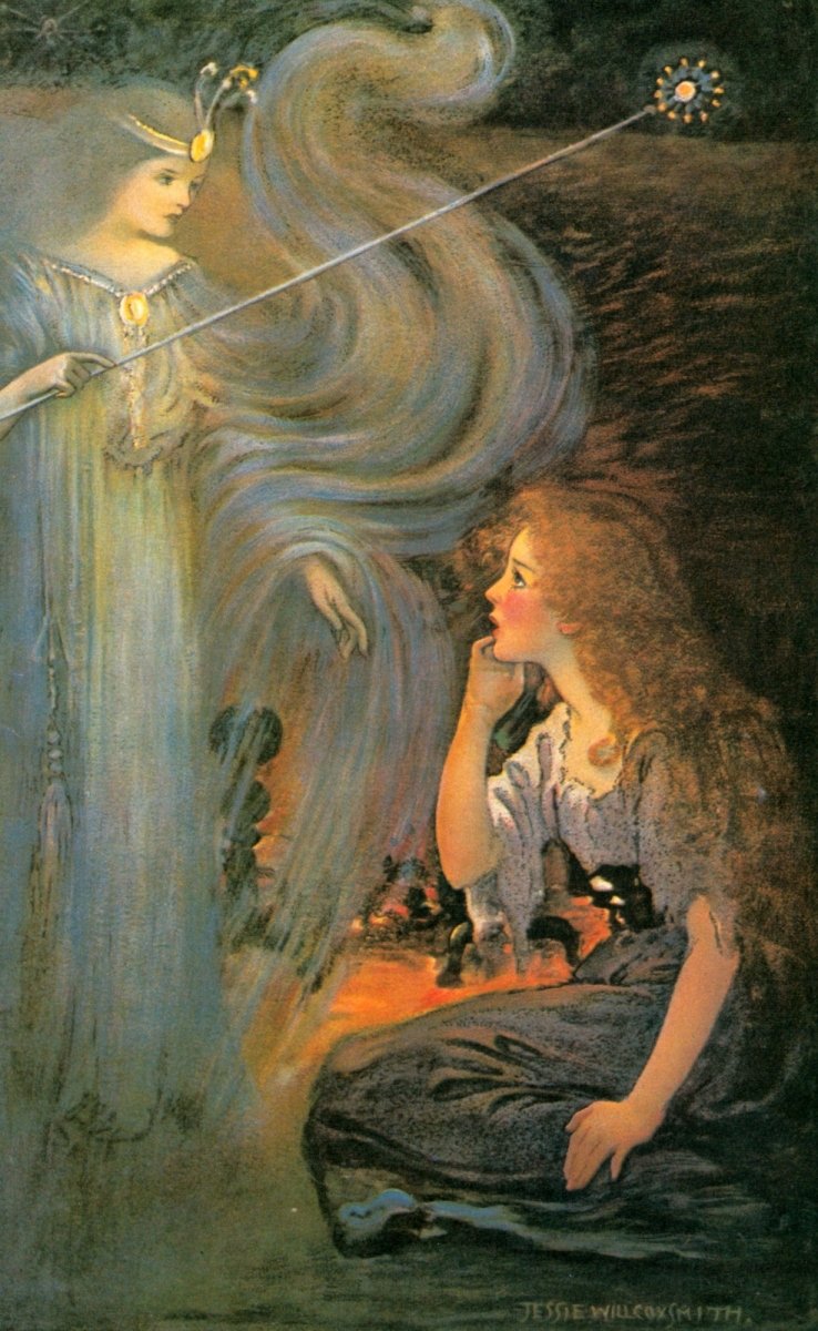 Swifts Premium Fairy Calendar, 1916 - Jessie Willcox Smith | Dimensions 3537 x 5751 pixels