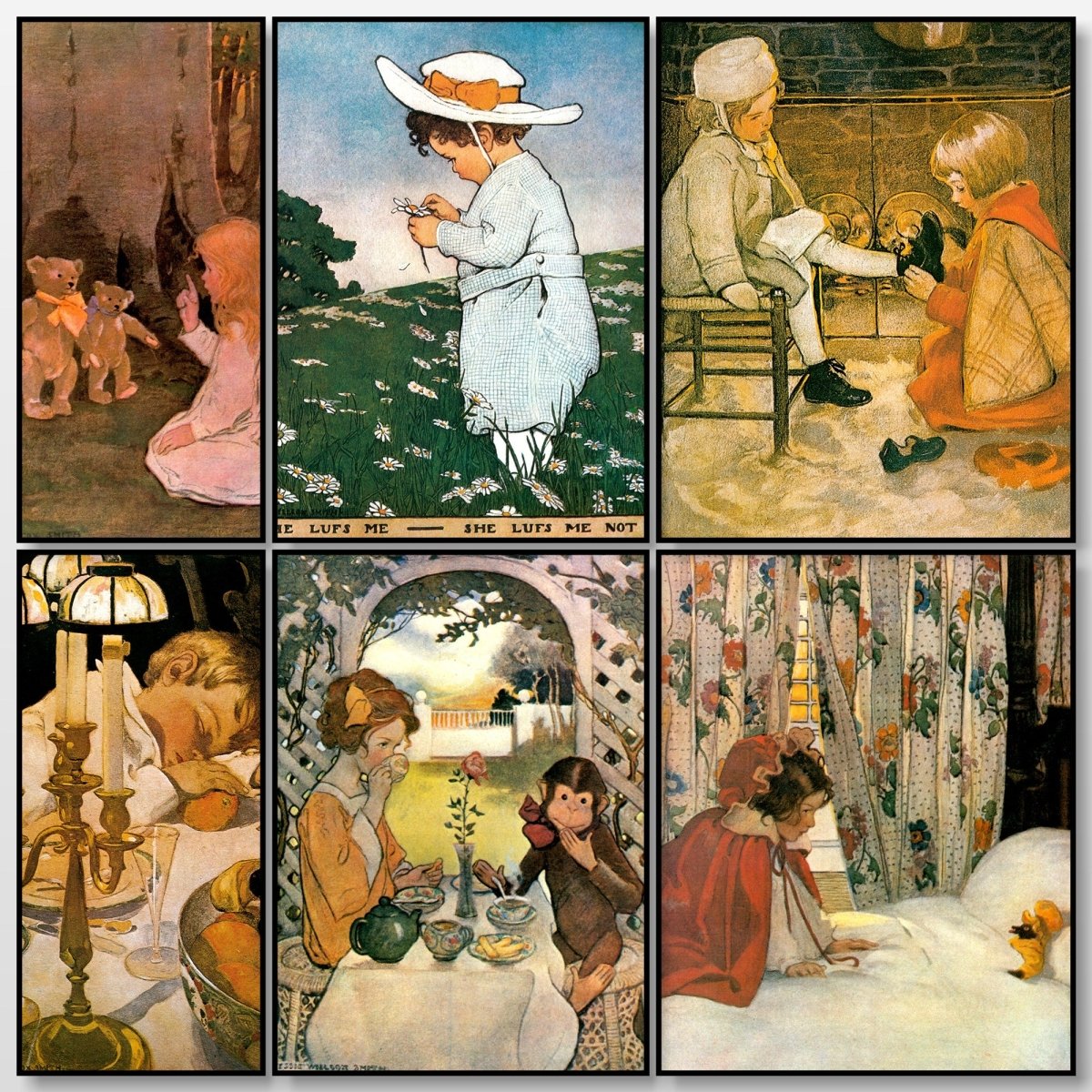 The Now-a-Days Fairy Book, 1911 - Jessie Willcox Smith | A snapshot of the images