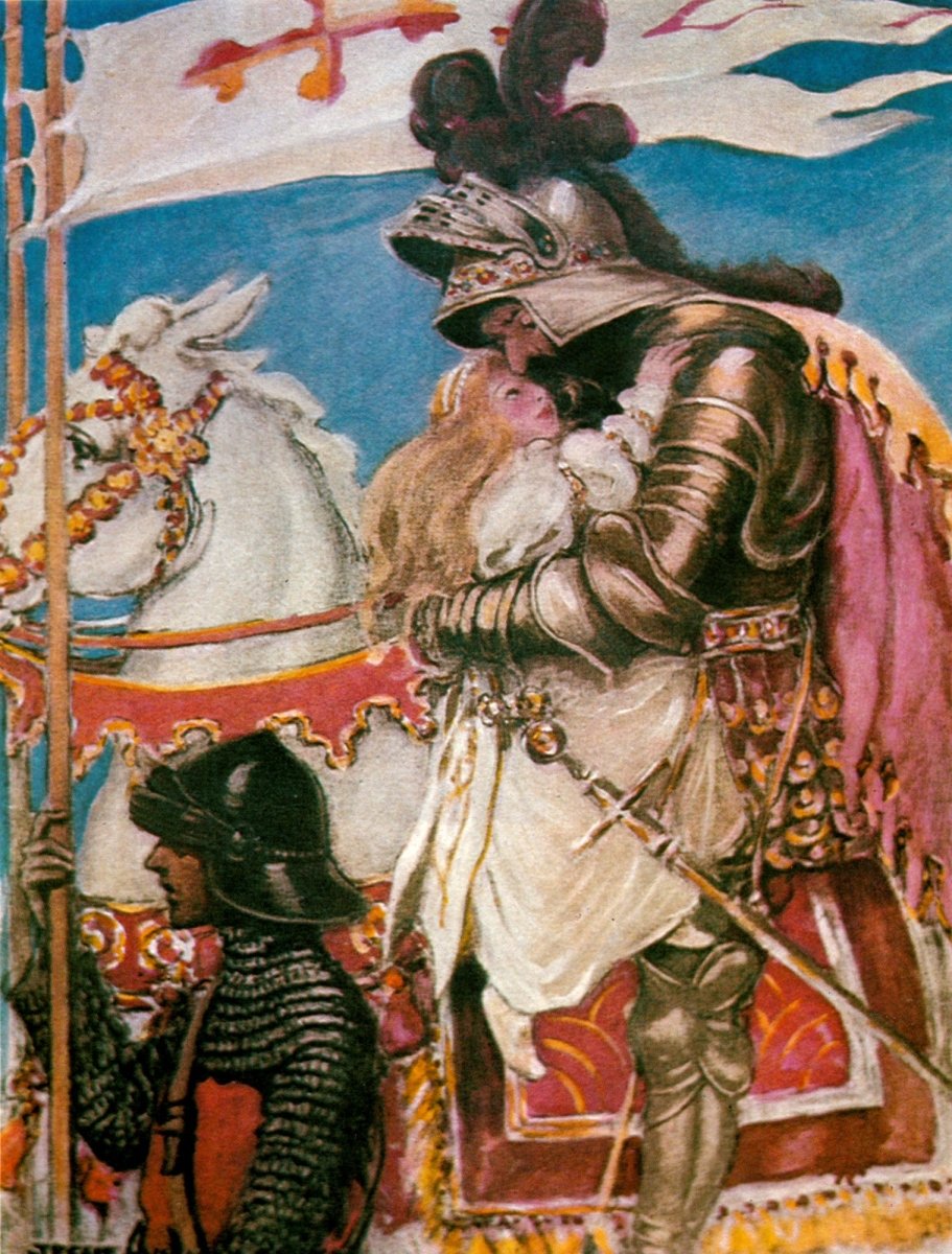 The Princess and the Goblin, 1920 - Jessie Willcox Smith | Dimensions 3605 x 4746 pixels