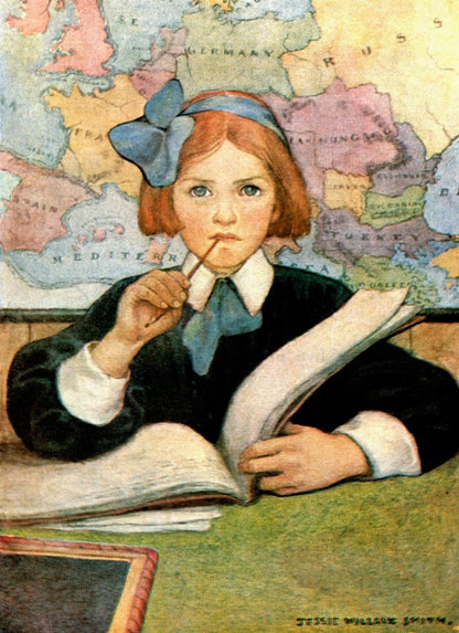 The Seven Ages of Childhood, 1909 - Jessie Willcox Smith | Dimensions 3656 x 5040 pixels
