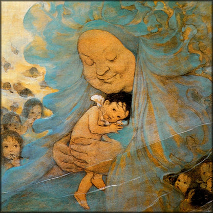 Jessie Willcox Smith Public Domain Illustrations to Download | The Water-Babies (1916) - 12 images
